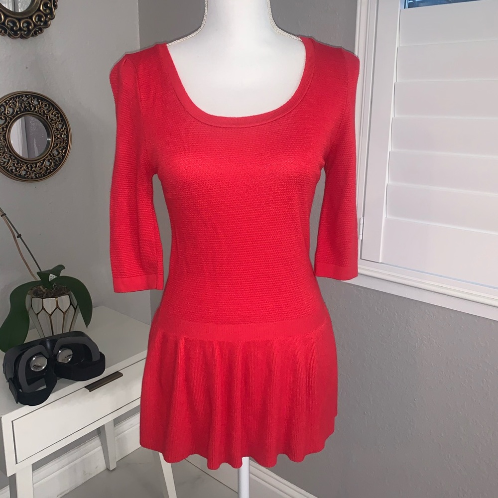 Peplum sweatshirt